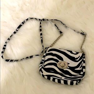 Zebra Print Cross Body